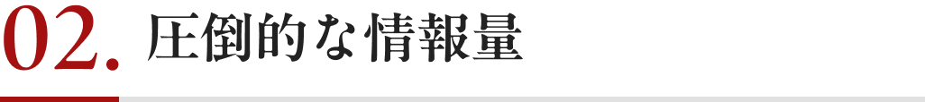 圧倒的な情報量